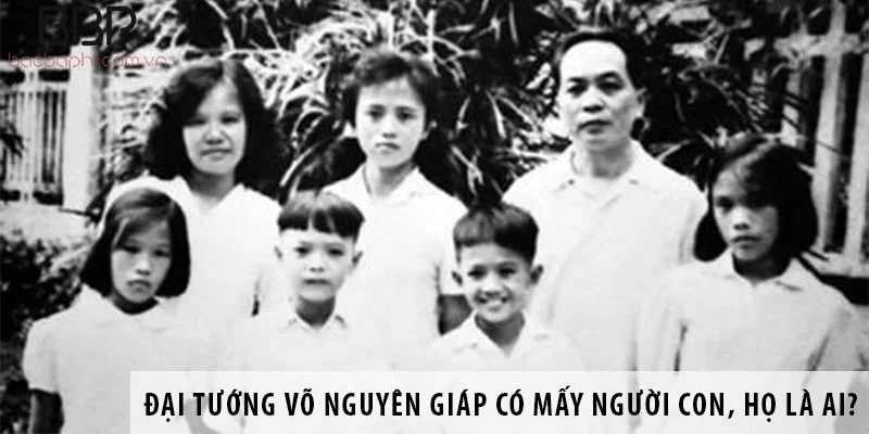 Đại tướng Võ Nguyên Giáp có mấy người con, họ là ai? 1